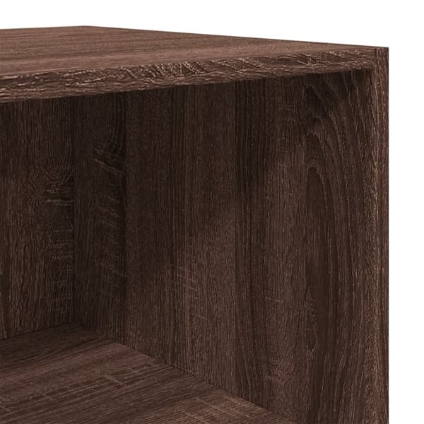 vidaXL Highboard brun eik 40x41x185 cm konstruert tre