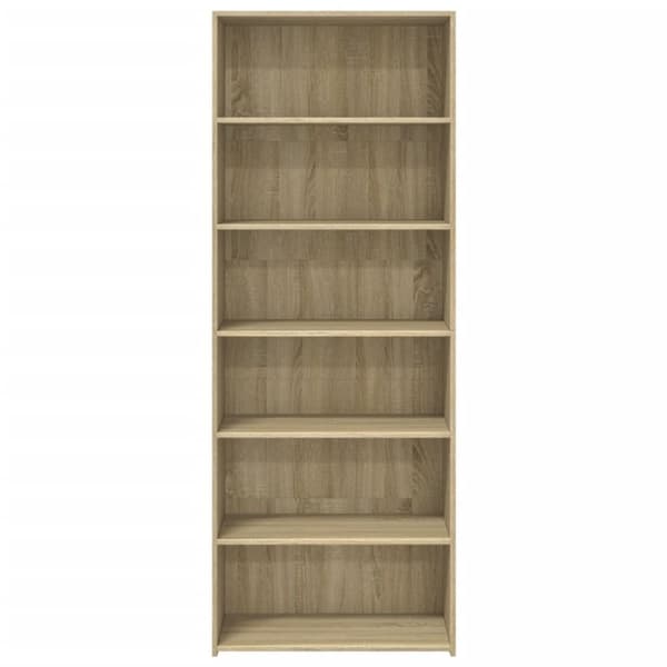 vidaXL Högskåp sonoma-ek 70x41x185 cm konstruerat trä