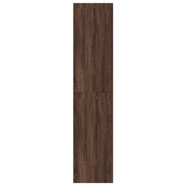 vidaXL Highboard brun eik 45x41x185 cm konstruert tre