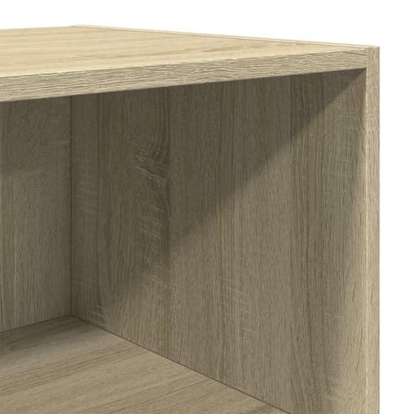 vidaXL Highboard sonoma eik 50x41x185 cm konstruert tre