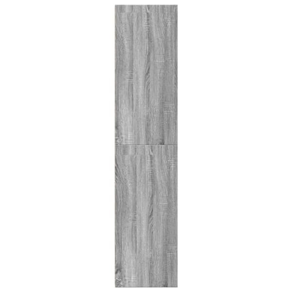 vidaXL Highboard grå sonoma 50x41x185 cm konstruert tre
