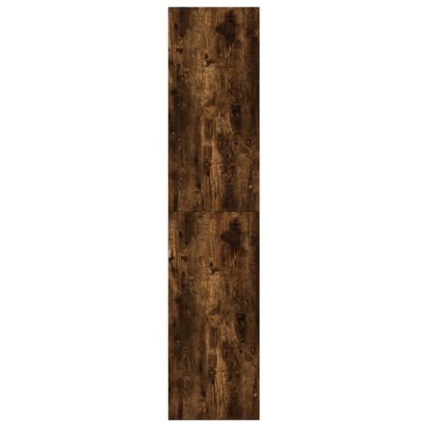 vidaXL Highboard røkt eik 50x41x185 cm konstruert tre