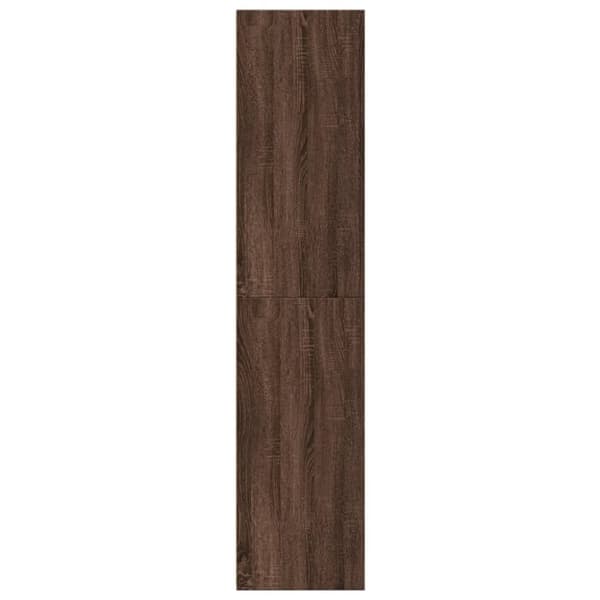 vidaXL højskab 50x41x185 cm konstrueret træ brun egetræsfarve