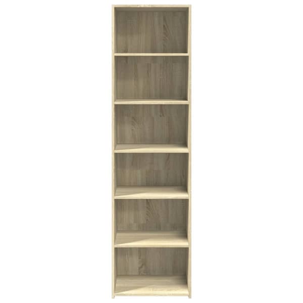 vidaXL højskab 50x41x185 cm konstrueret træ sonoma-eg