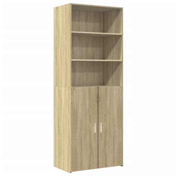 vidaXL skab 70x42,5x185 cm konstrueret træ sonoma-eg