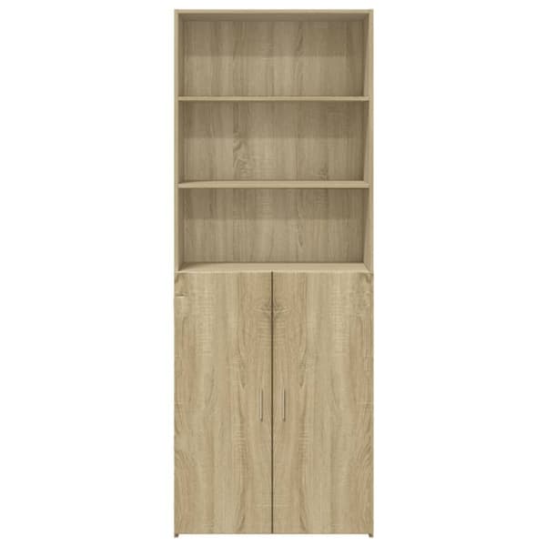 vidaXL skab 70x42,5x185 cm konstrueret træ sonoma-eg