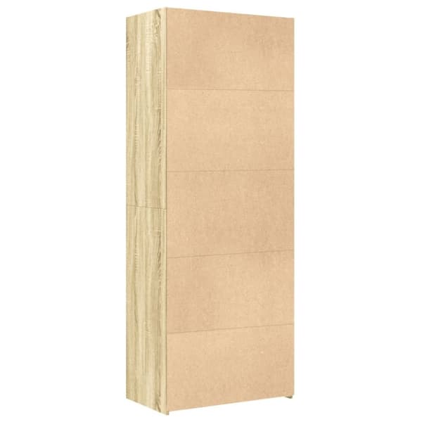vidaXL skab 70x42,5x185 cm konstrueret træ sonoma-eg
