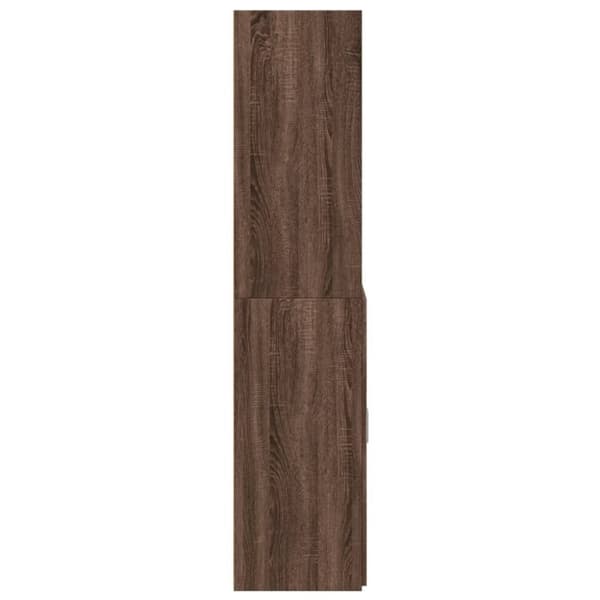 vidaXL skab 70x42,5x185 cm konstrueret træ brun egetræsfarve