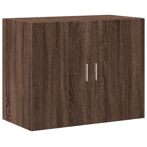 vidaXL skab 80x42,5x249 cm konstrueret træ brun egetræsfarve