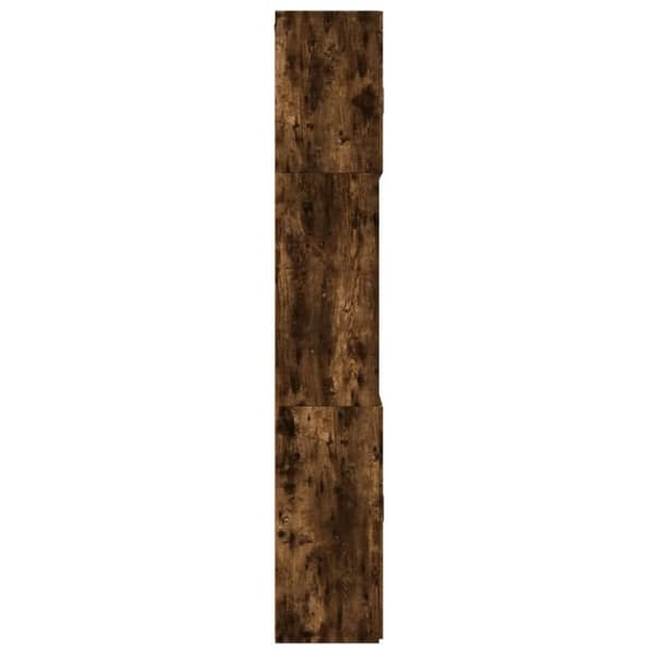 vidaXL skab 80x42,5x249 cm konstrueret træ røget egetræsfarve