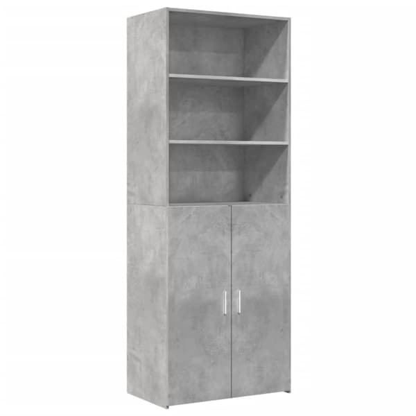 vidaXL skab 70x42,5x185 cm konstrueret træ betongrå