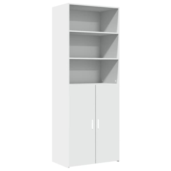 vidaXL skab 70x42,5x185 cm konstrueret træ hvid