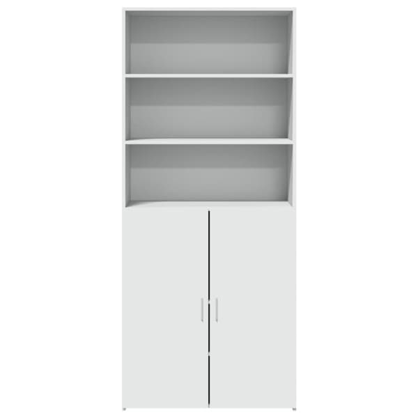 vidaXL skab 80x42,5x185 cm konstrueret træ hvid