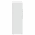 Miniatyrbilde 6 av 11: vidaXL Hylle hvit 80x42,5x124 cm konstruert tre