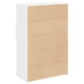 Miniatyrbilde 7 av 11: vidaXL Hylle hvit 80x42,5x124 cm konstruert tre