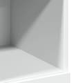 Miniatyrbilde 9 av 11: vidaXL Hylle hvit 80x42,5x124 cm konstruert tre