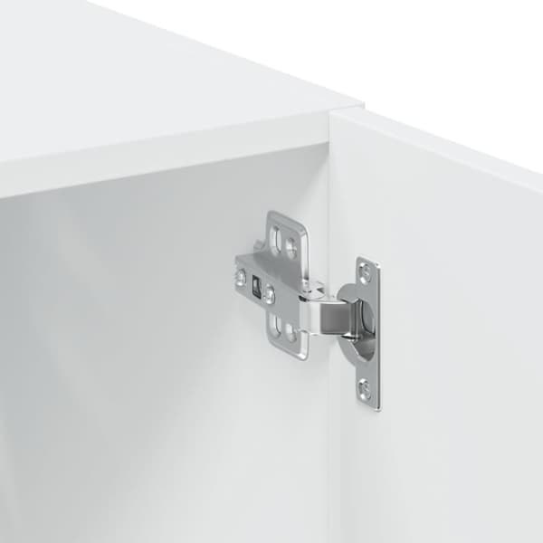 vidaXL Högskåp vit 80x42,5x249 cm konstruerat trä