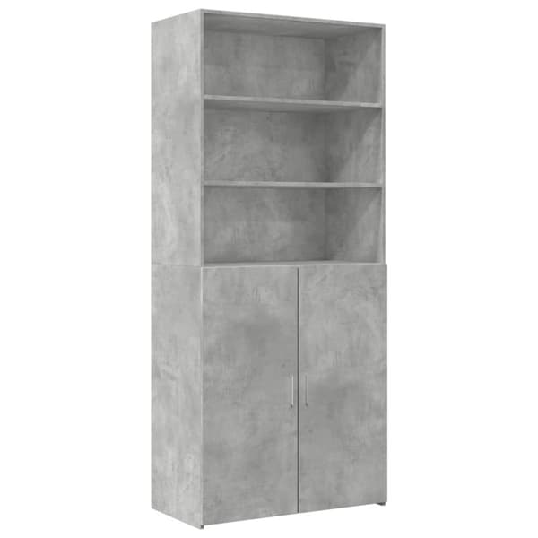 vidaXL Highboard betonggrå 80x42,5x249 cm konstruert tre