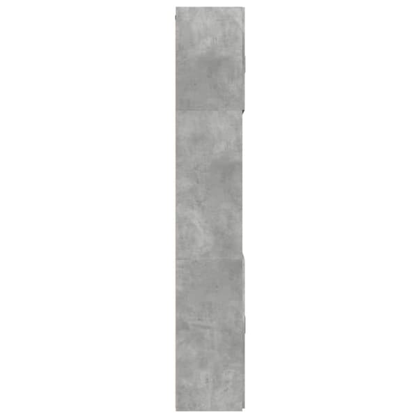 vidaXL Highboard betonggrå 80x42,5x249 cm konstruert tre