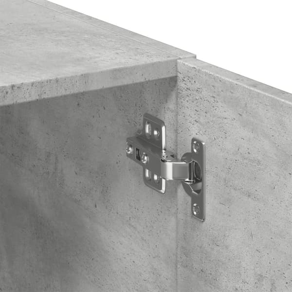 vidaXL Highboard betonggrå 80x42,5x249 cm konstruert tre