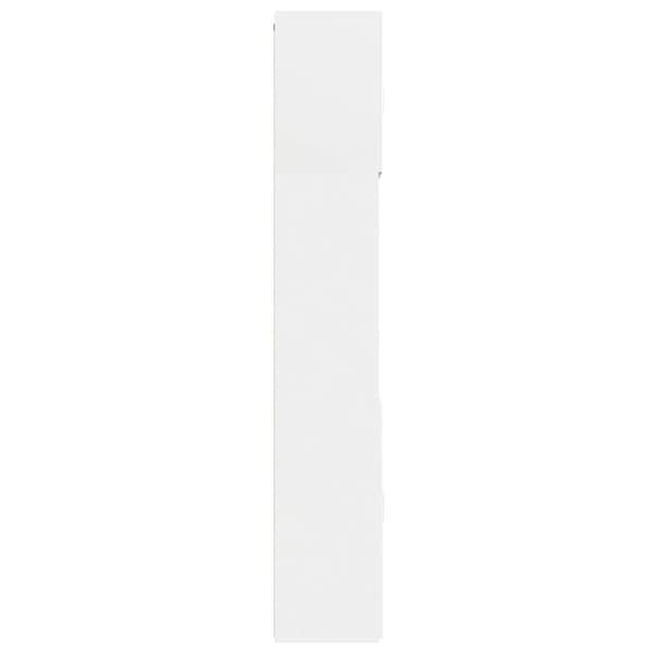 vidaXL Högskåp vit 80x42,5x249 cm konstruerat trä