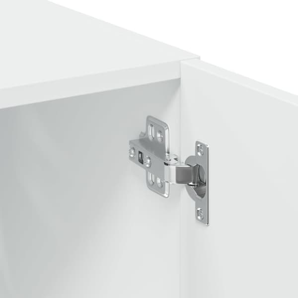 vidaXL Högskåp vit 80x42,5x249 cm konstruerat trä