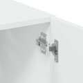 Miniatyrbild 10 av 11: vidaXL Högskåp vit 80x42,5x249 cm konstruerat trä