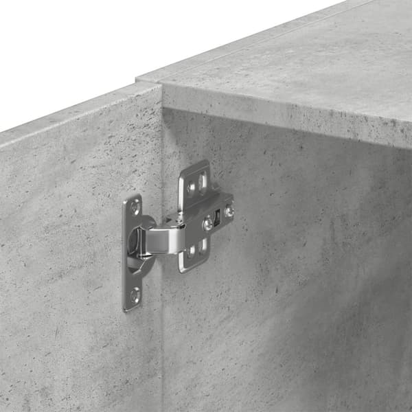 vidaXL skab 40x42,5x225 cm smalt konstrueret træ betongrå