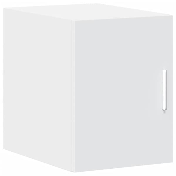 vidaXL skab 30x42,5x225 cm smalt konstrueret træ hvid