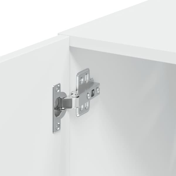 vidaXL skab 30x42,5x225 cm smalt konstrueret træ hvid