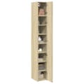 Miniatyrbillede 4 af 11: vidaXL skab 30x42,5x225 cm smalt konstrueret træ sonoma-eg