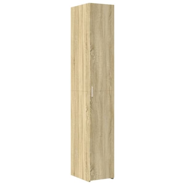 vidaXL skab 30x42,5x225 cm smalt konstrueret træ sonoma-eg