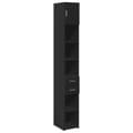 Miniatyrbilde 3 av 11: vidaXL Smalt oppbevaringsskap hvit 30x42,5x225 cm konstruert tre