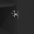 Miniatyrbilde 11 av 11: vidaXL Smalt oppbevaringsskap svart 40x42,5x225 cm konstruert tre