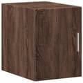 Miniatyrbilde 6 av 11: vidaXL Smalt oppbevaringsskap brun eik 30x42,5x225 cm konstruert tre