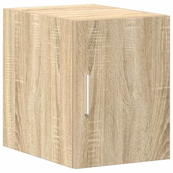 vidaXL Smalt oppbevaringsskap sonoma eik 30x42,5x225 cm konstruert tre