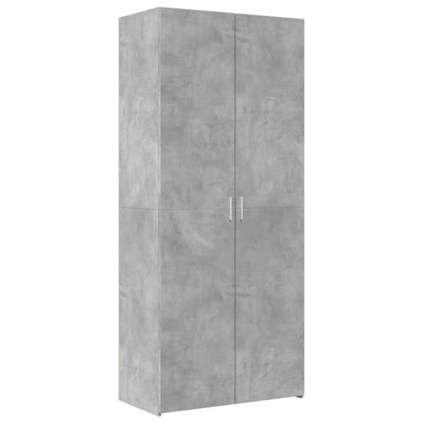 vidaXL Highboard betonggrå 80x42,5x249 cm konstruert tre