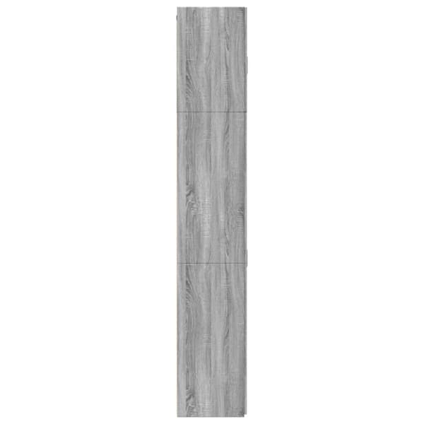 vidaXL Högskåp grå sonoma 80x42,5x249 cm konstruerat trä