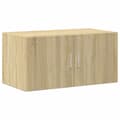 Miniatyrbillede 6 af 11: vidaXL skab 80x42,5x225 cm konstrueret træ sonoma-eg