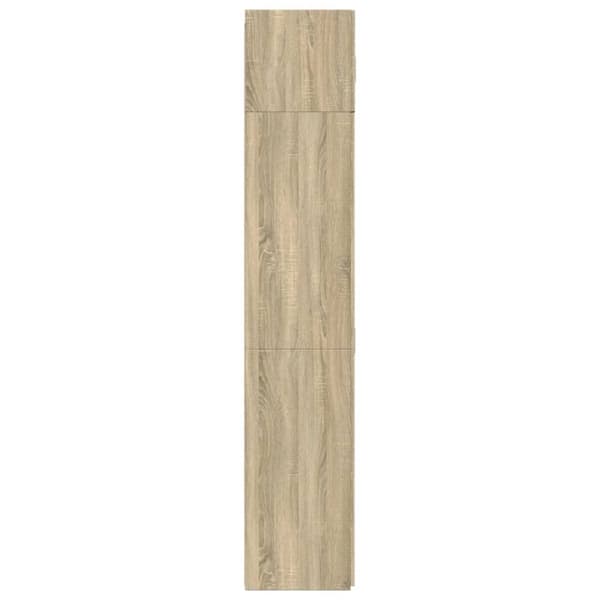 vidaXL skab 80x42,5x225 cm konstrueret træ sonoma-eg
