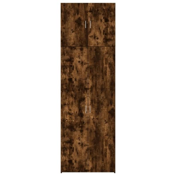 vidaXL Highboard røkt eik 80x42,5x249 cm konstruert tre