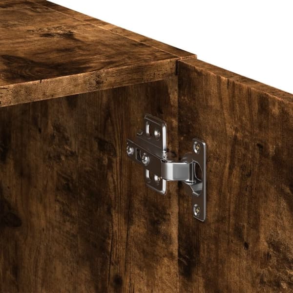 vidaXL Highboard røkt eik 80x42,5x249 cm konstruert tre