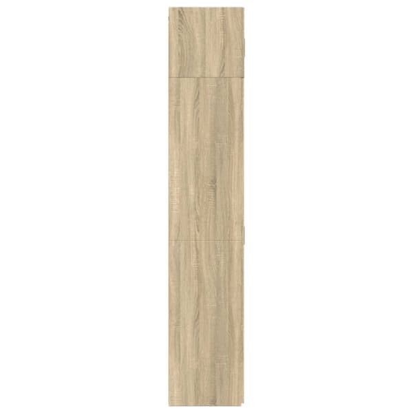 vidaXL Oppbevaringsskap sonoma eik 70x42,5x225 cm konstruert tre