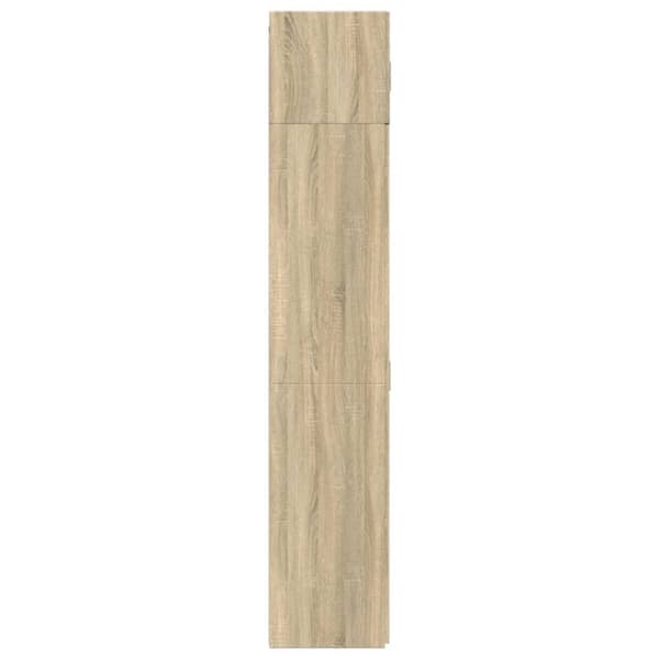 vidaXL Oppbevaringsskap sonoma eik 70x42,5x225 cm konstruert tre