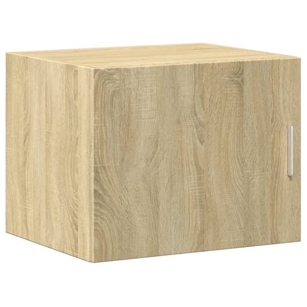 vidaXL Smalt oppbevaringsskap sonoma eik 50x42,5x225 cm konstruert tre