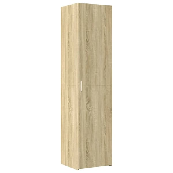 vidaXL Smalt oppbevaringsskap sonoma eik 50x42,5x225 cm konstruert tre