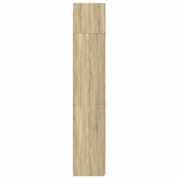 vidaXL Smalt oppbevaringsskap sonoma eik 50x42,5x225 cm konstruert tre