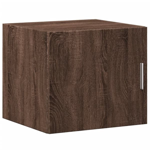 vidaXL Smalt oppbevaringsskap brun eik 45x42,5x225 cm konstruert tre