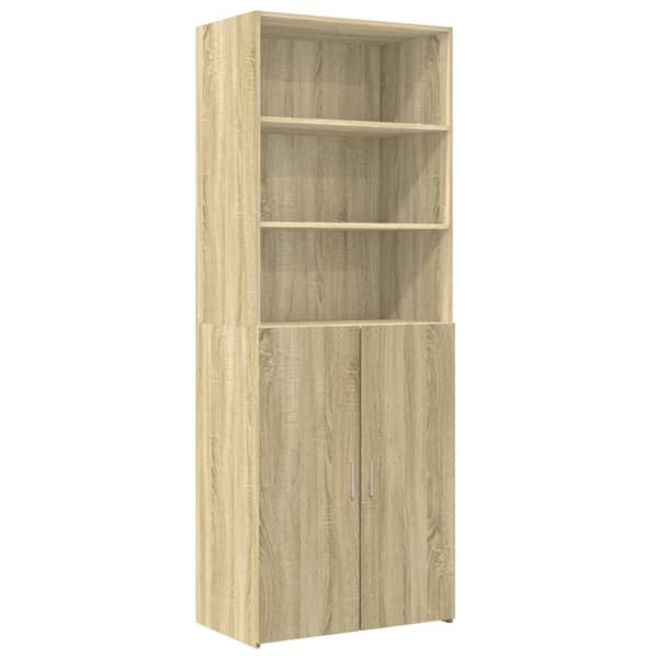 vidaXL Oppbevaringsskap sonoma eik 70x42,5x225 cm konstruert tre