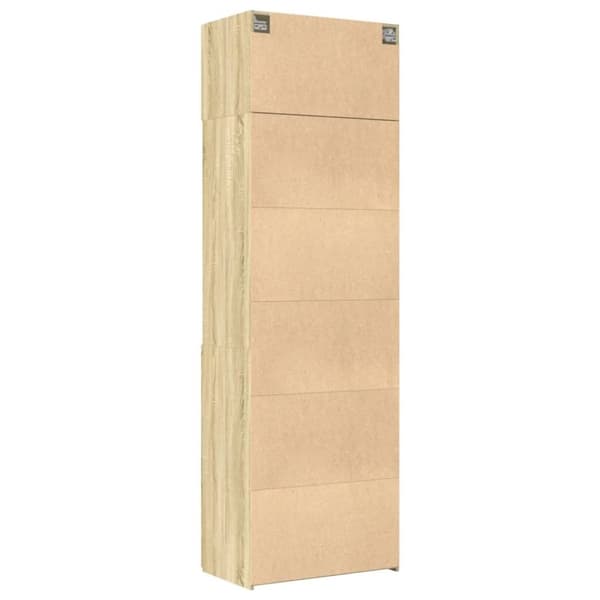 vidaXL Oppbevaringsskap sonoma eik 70x42,5x225 cm konstruert tre